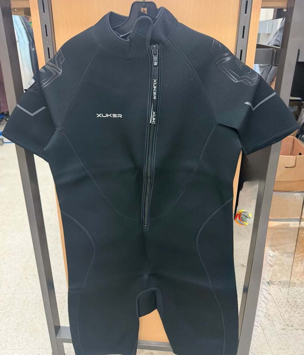Xuker Shorty Wetsuit Black Front Zip